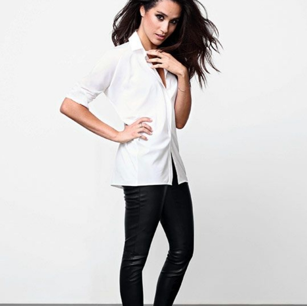 Meghan Markle Leather Pants